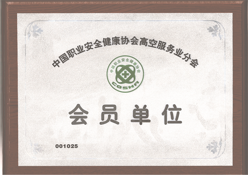 安全健康協(xié)會(huì)高空服務(wù)業(yè)分會(huì)會(huì)員